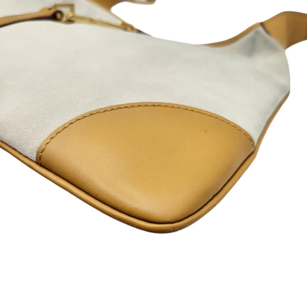 SOLD! Gucci Jackie Hobo Bag with Bamboo Handle Suede Leather - Picture 8 of 15